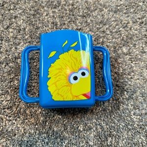 Sesame Street Big Bird juice box holder.